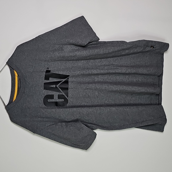 Cat gray XXL short sleeve shirt - Picture 1 of 7